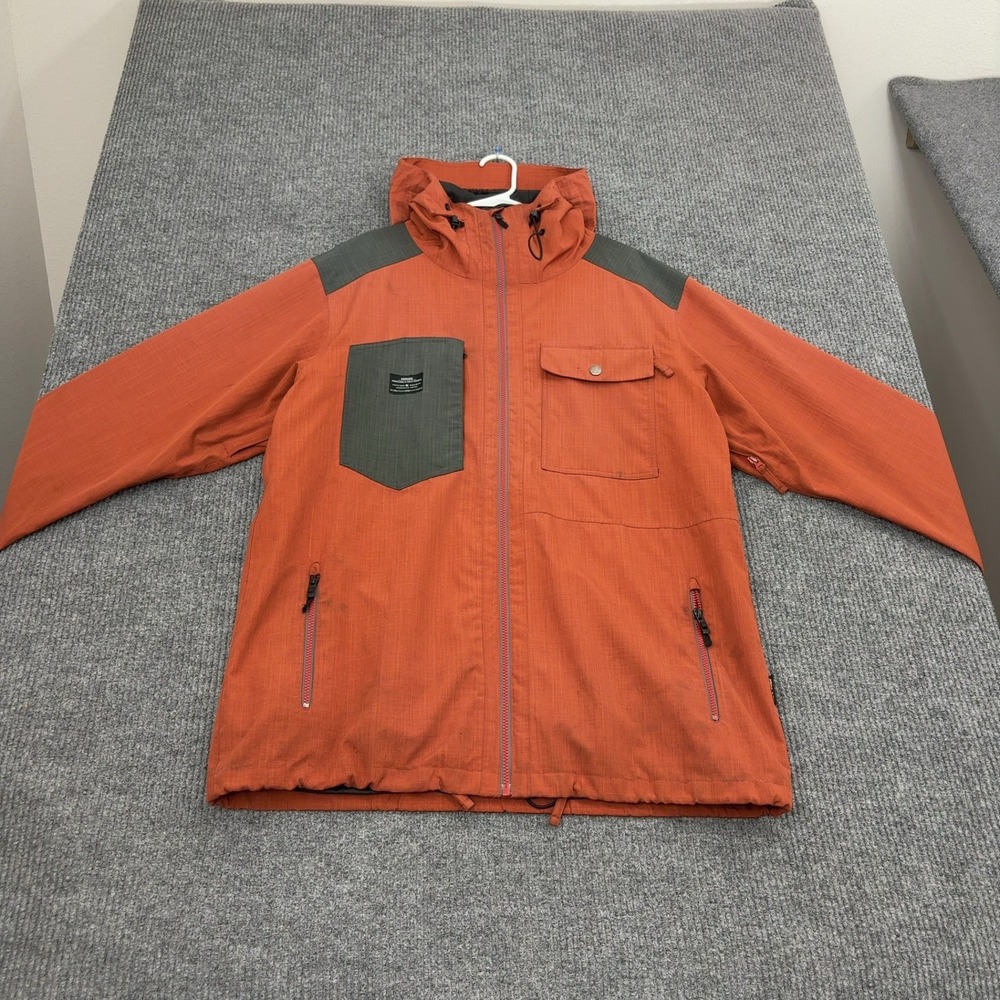 Armada Jacket Mens XL Orange Polyester Hooded Ski Snowboard Gorpcore Style